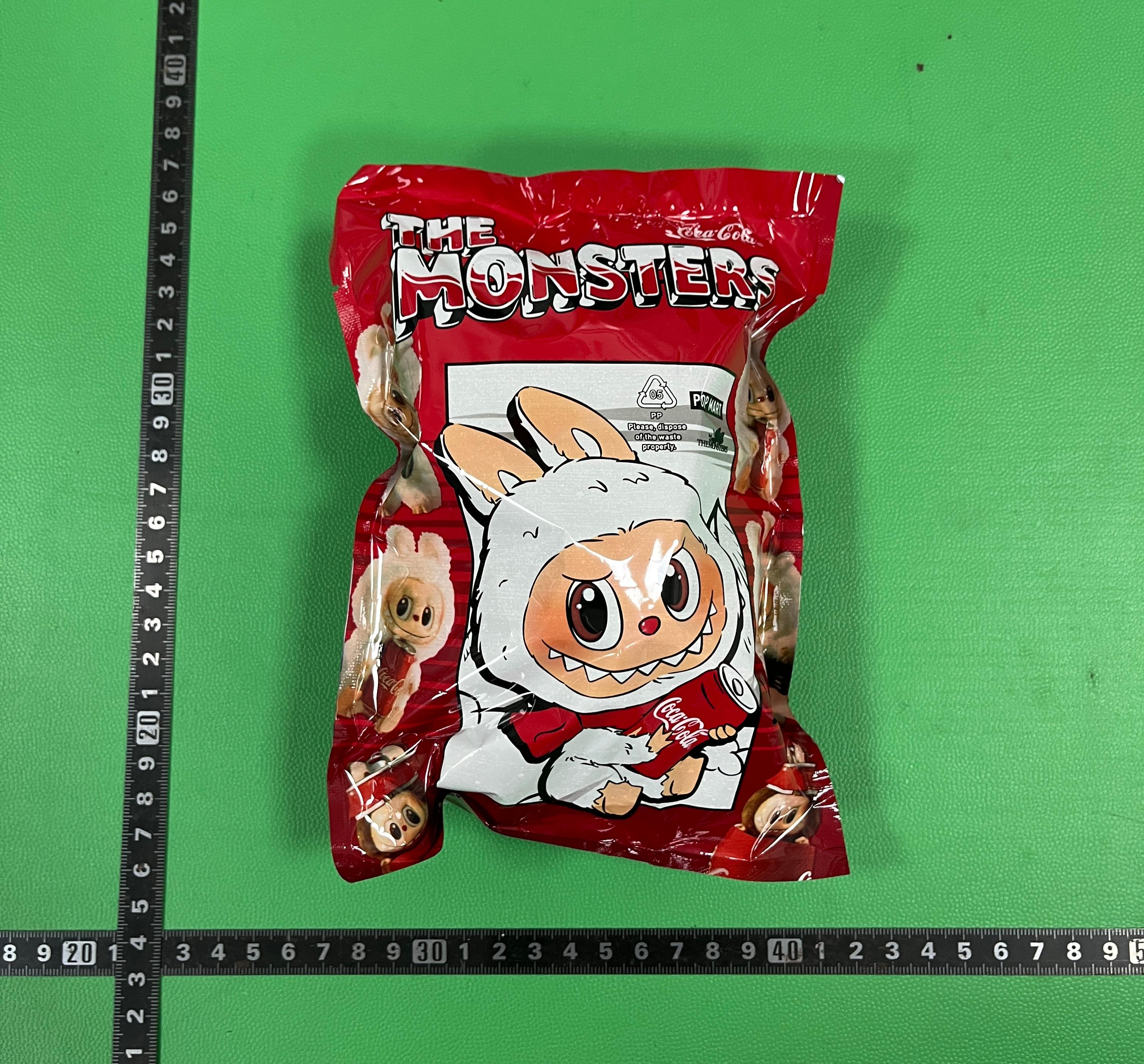 Bubble Mart labubu Coca-Cola series plush blind box macaron trendy toy figure pendant cute doll -1